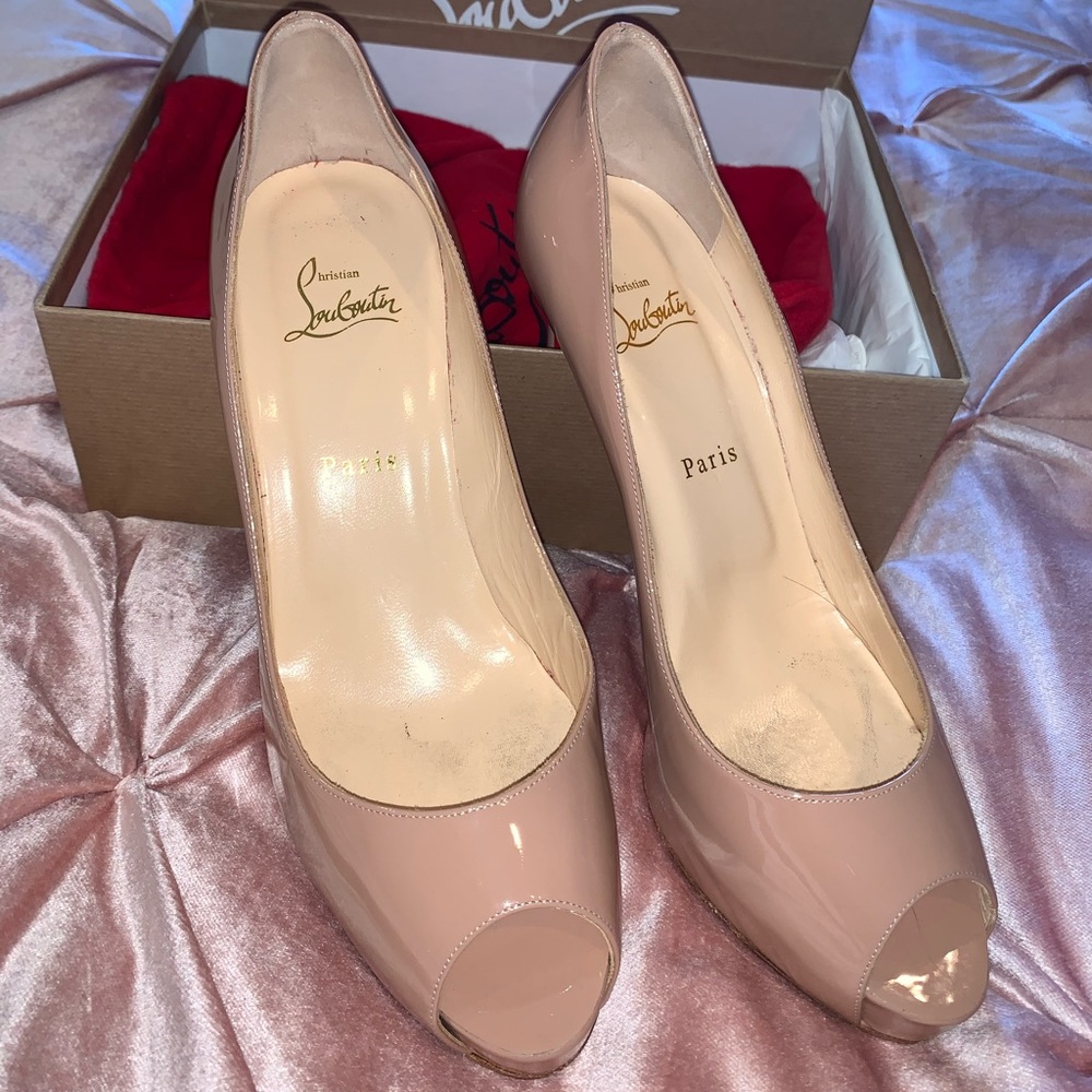 Prive Open Toe Pump ~ Nude